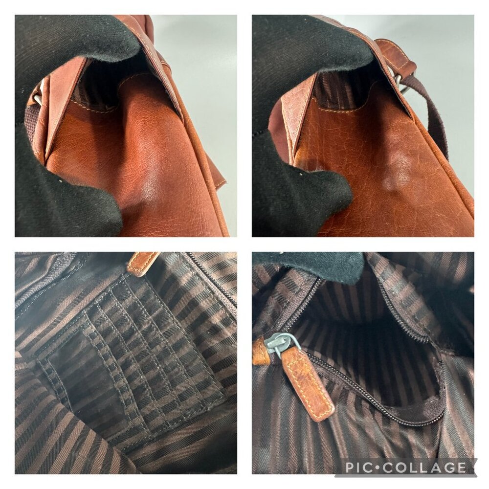 Brown Leather Backpack - image 7